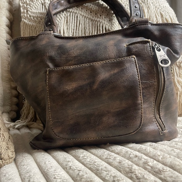 Montana West Brown Embellished Shoulder Bag - Picture 5 of 9